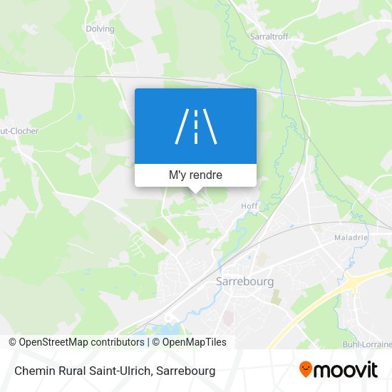 Chemin Rural Saint-Ulrich plan