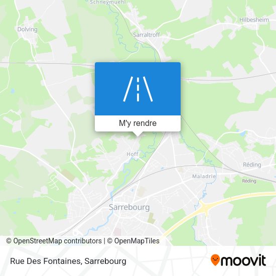 Rue Des Fontaines plan