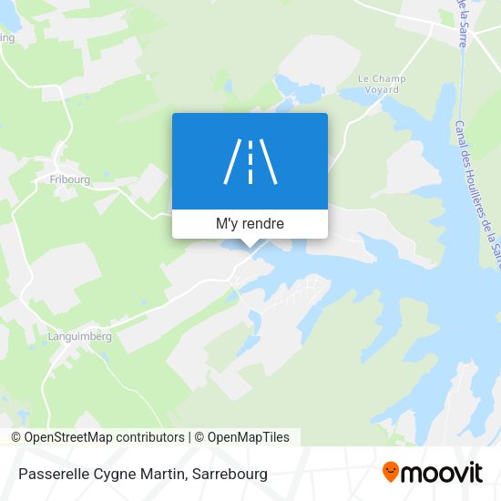 Passerelle Cygne Martin plan