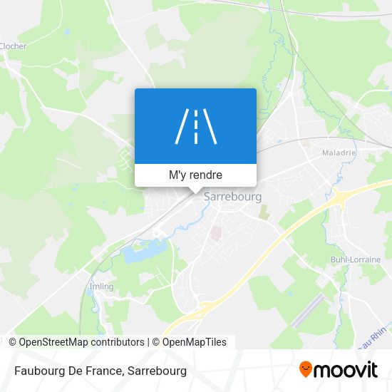 Faubourg De France plan