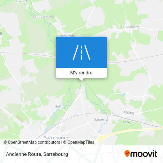 Ancienne Route plan