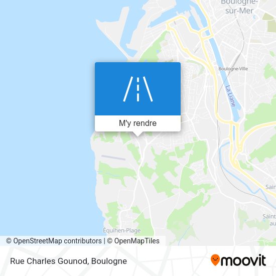 Rue Charles Gounod plan