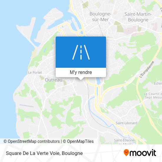Square De La Verte Voie plan