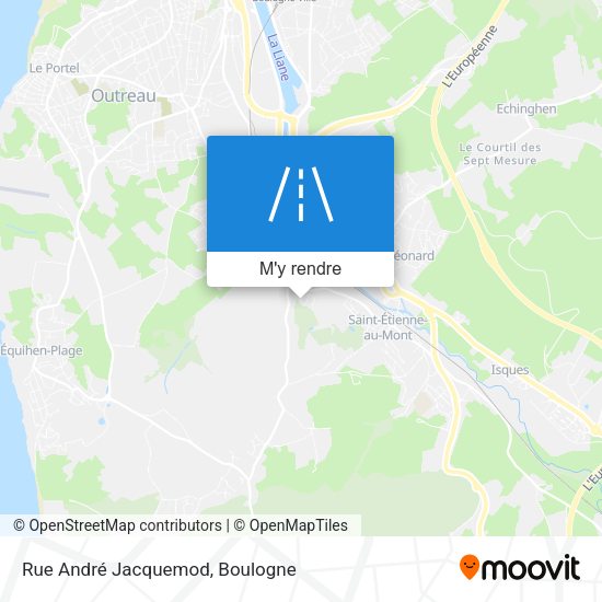 Rue André Jacquemod plan