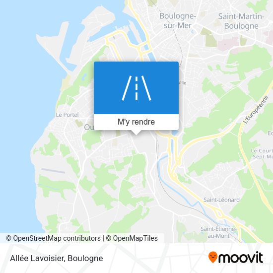 Allée Lavoisier plan