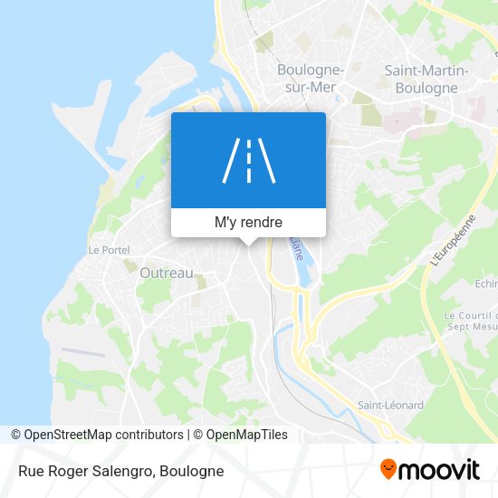 Rue Roger Salengro plan