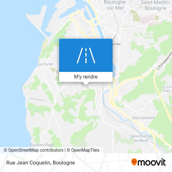 Rue Jean Coquelin plan