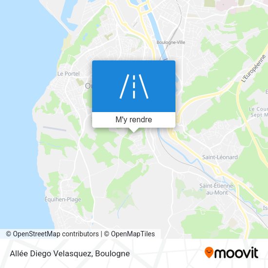Allée Diego Velasquez plan