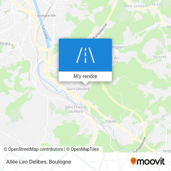 Allée Leo Delibes plan