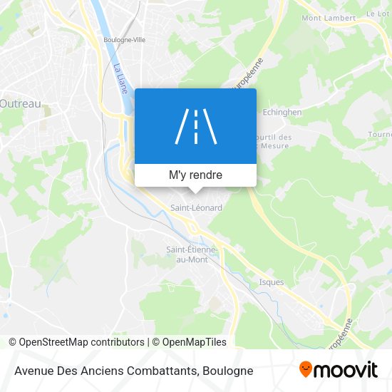 Avenue Des Anciens Combattants plan