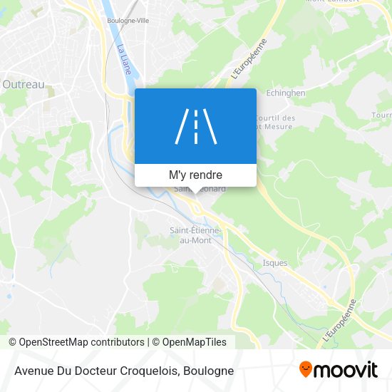 Avenue Du Docteur Croquelois plan