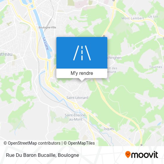 Rue Du Baron Bucaille plan