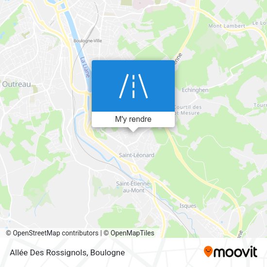 Allée Des Rossignols plan