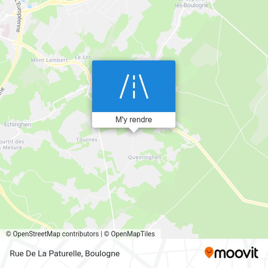 Rue De La Paturelle plan