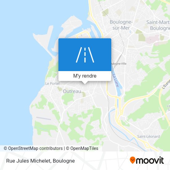 Rue Jules Michelet plan