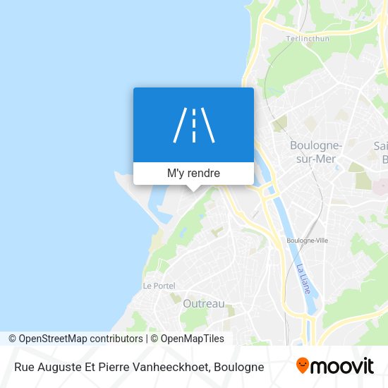 Rue Auguste Et Pierre Vanheeckhoet plan