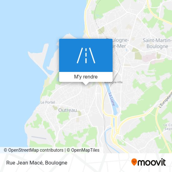 Rue Jean Macé plan