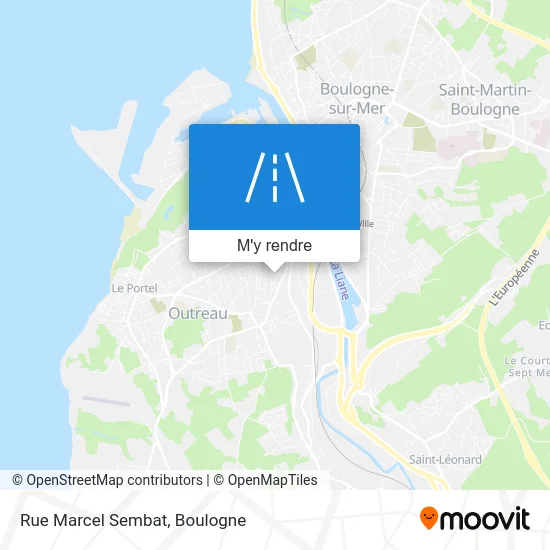 Rue Marcel Sembat plan