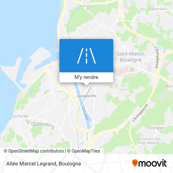 Allée Marcel Legrand plan