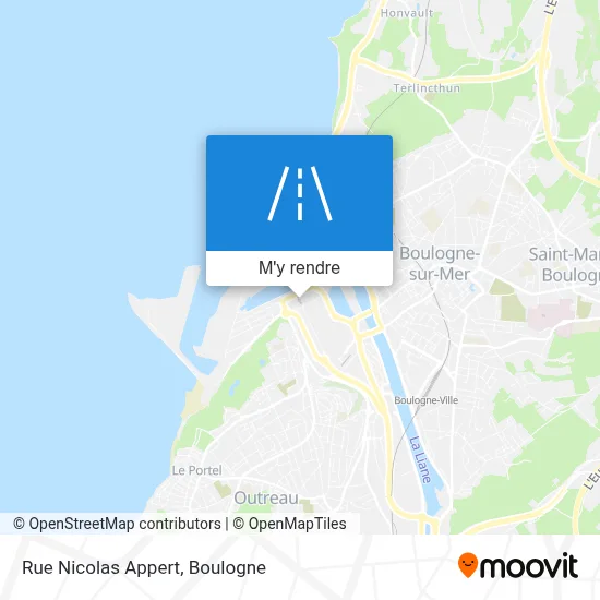 Rue Nicolas Appert plan