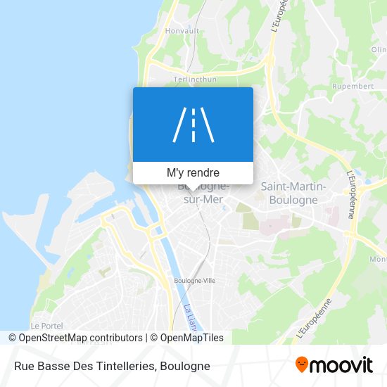 Rue Basse Des Tintelleries plan