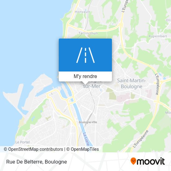 Rue De Belterre plan