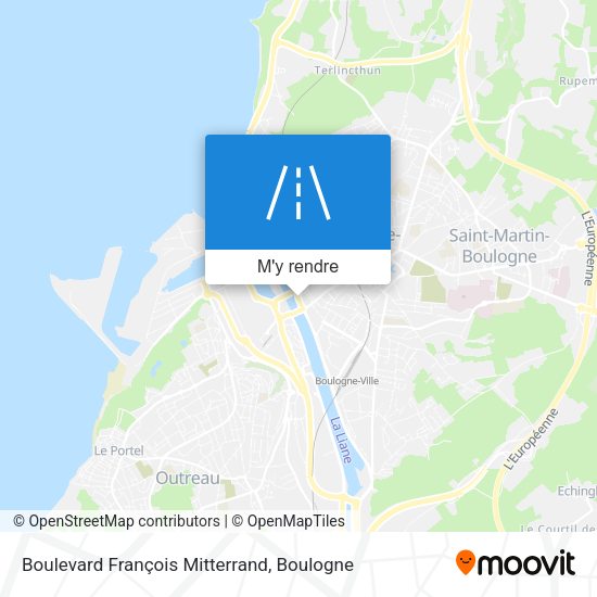 Boulevard François Mitterrand plan