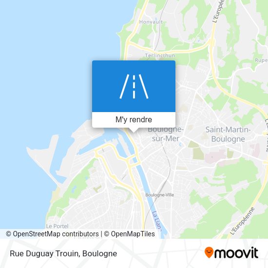 Rue Duguay Trouin plan