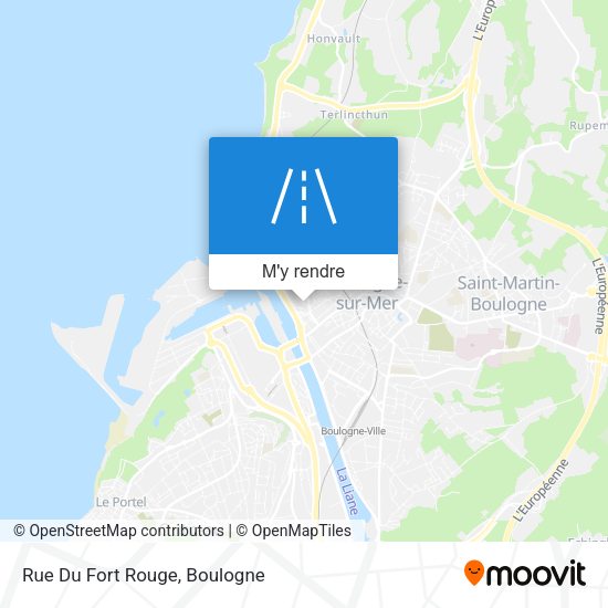 Rue Du Fort Rouge plan