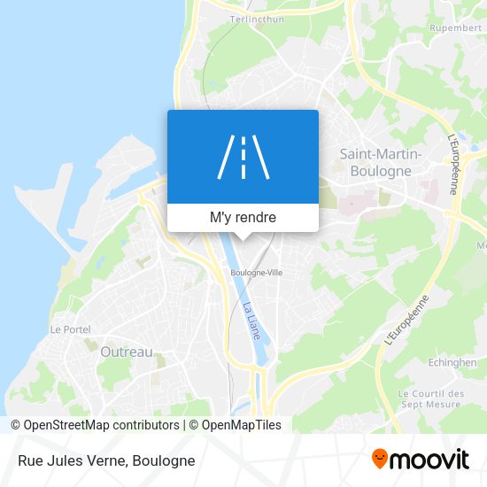 Rue Jules Verne plan