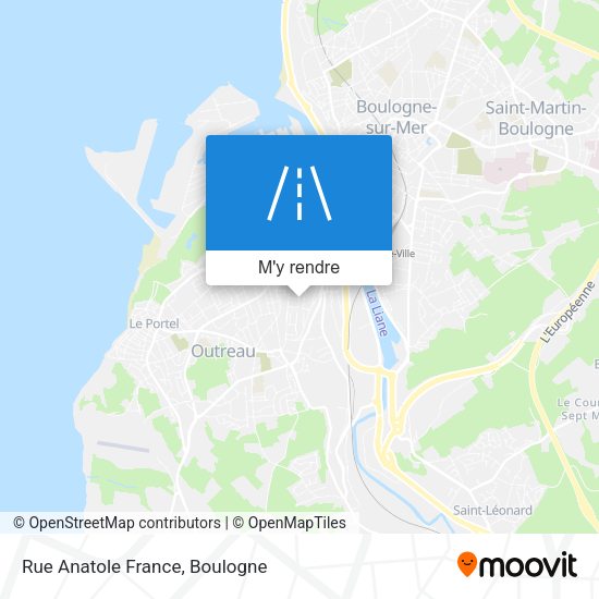 Rue Anatole France plan