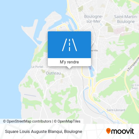 Square Louis Auguste Blanqui plan