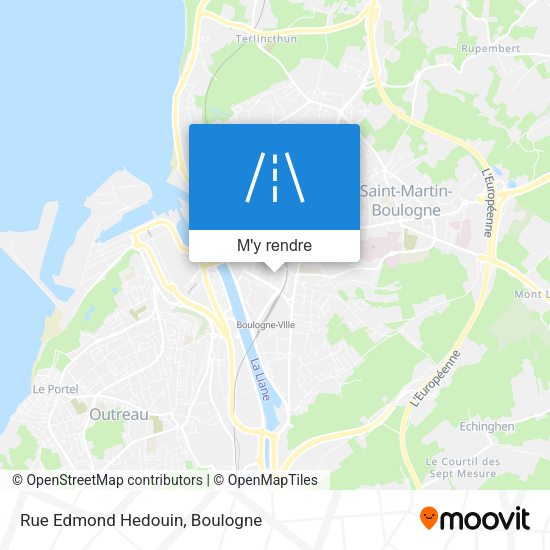 Rue Edmond Hedouin plan