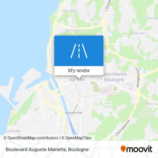 Boulevard Auguste Mariette plan