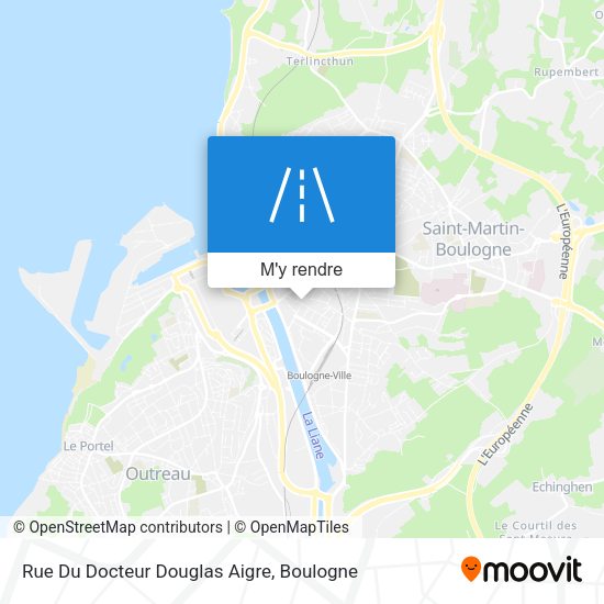 Rue Du Docteur Douglas Aigre plan