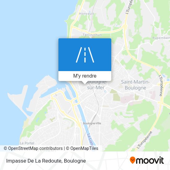 Impasse De La Redoute plan