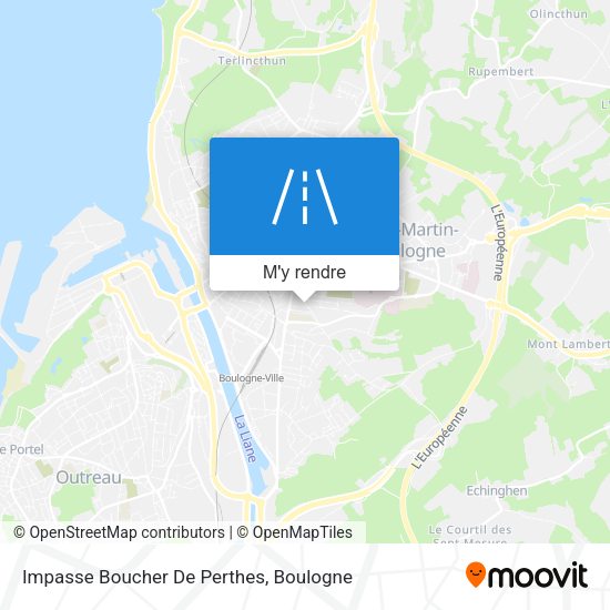 Impasse Boucher De Perthes plan