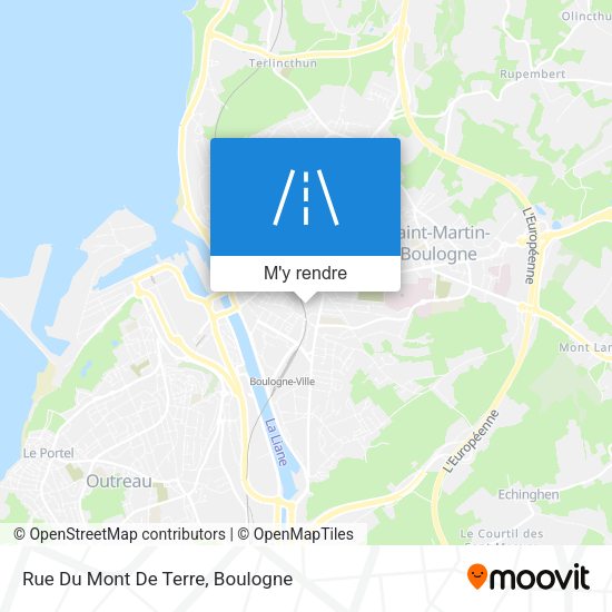 Rue Du Mont De Terre plan