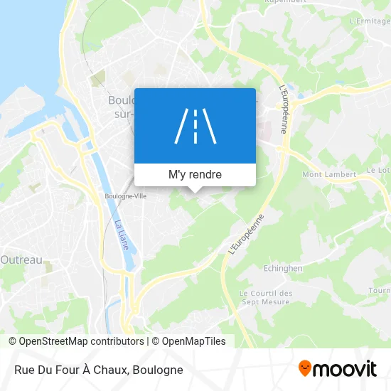 Rue Du Four À Chaux plan