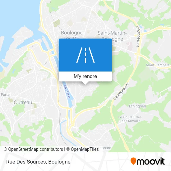 Rue Des Sources plan