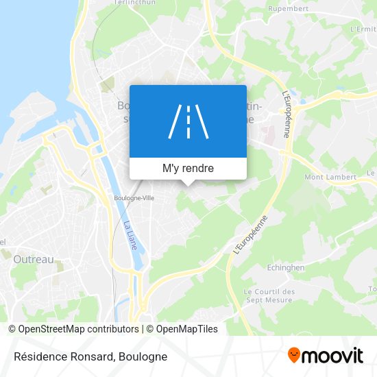 Résidence Ronsard plan