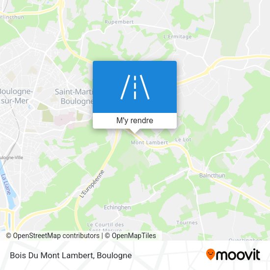 Bois Du Mont Lambert plan