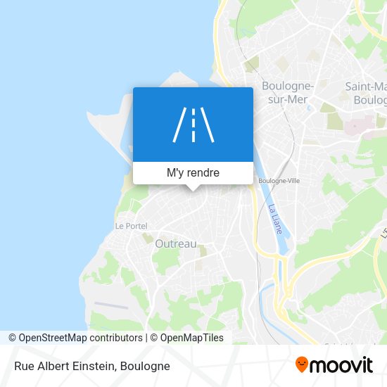 Rue Albert Einstein plan