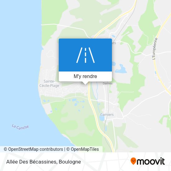 Allée Des Bécassines plan
