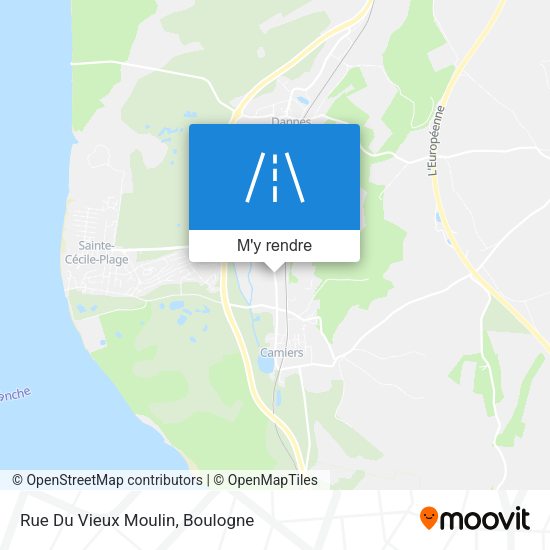 Rue Du Vieux Moulin plan
