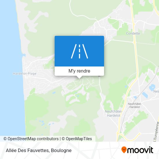 Allée Des Fauvettes plan