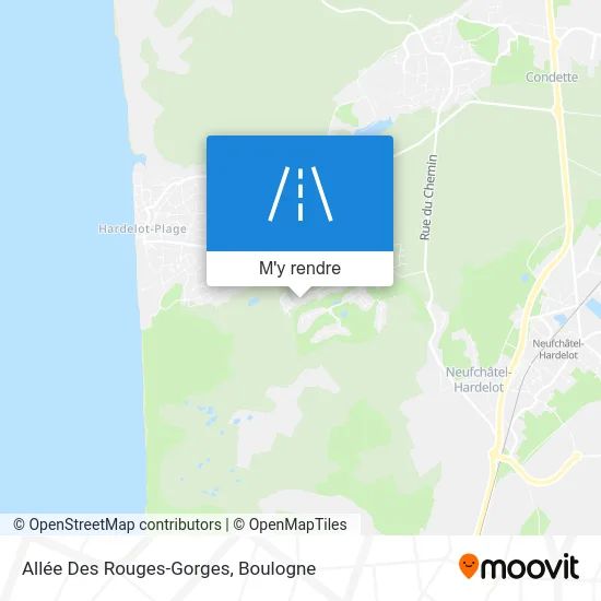 Allée Des Rouges-Gorges plan