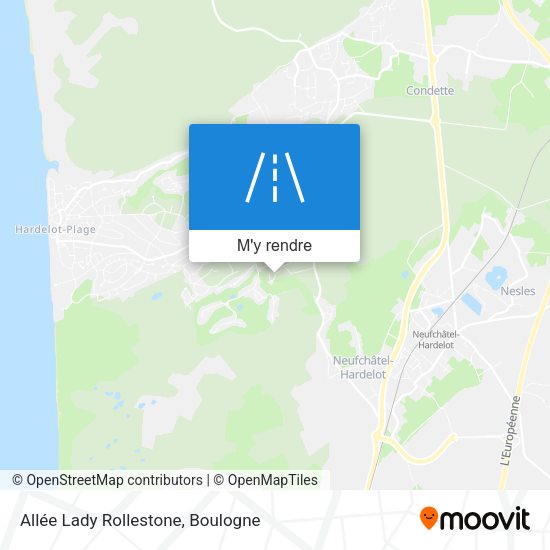 Allée Lady Rollestone plan