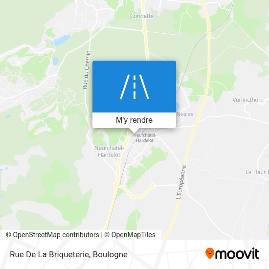 Rue De La Briqueterie plan
