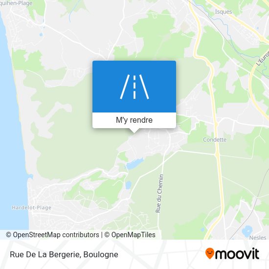 Rue De La Bergerie plan